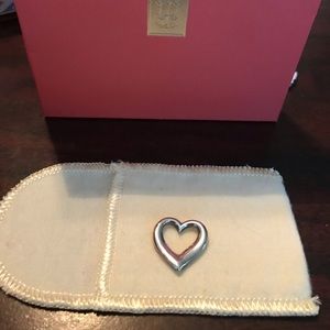 James Avery Retired Floating Heart Pendant